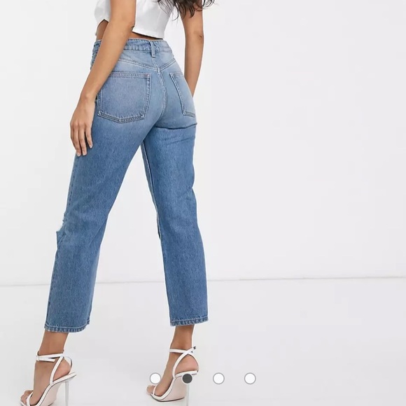 ASOS Florence straight leg jeans with ripped knees - Picture 6 of 6